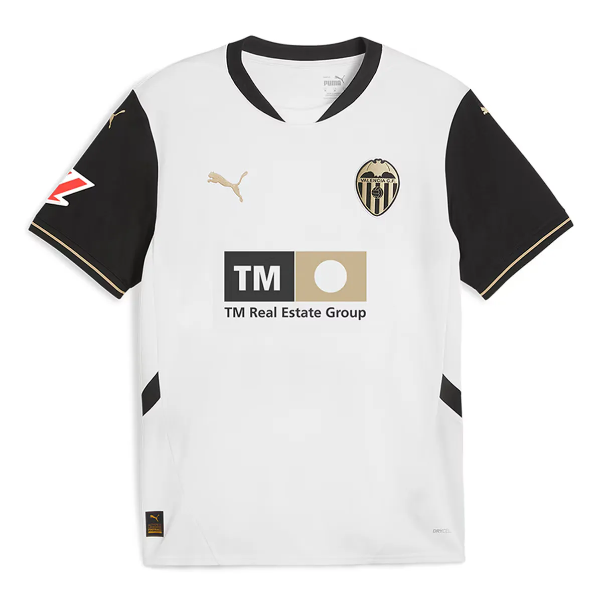 

Мужской 1-й комплект Valencia CF Home Jersey Replica 2024-2025 Puma футболка, белый