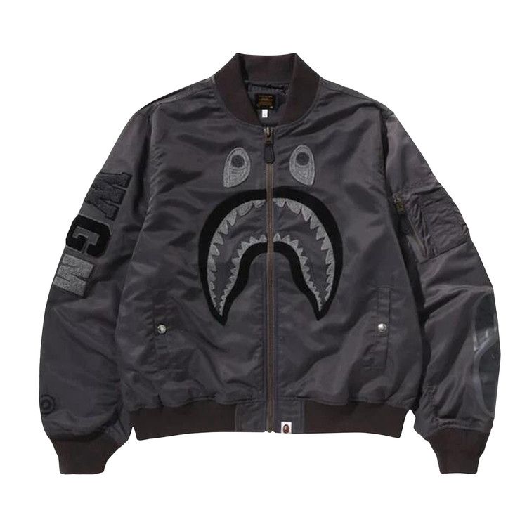 

Куртка BAPE Tonal Shark MA-1, Charcoal