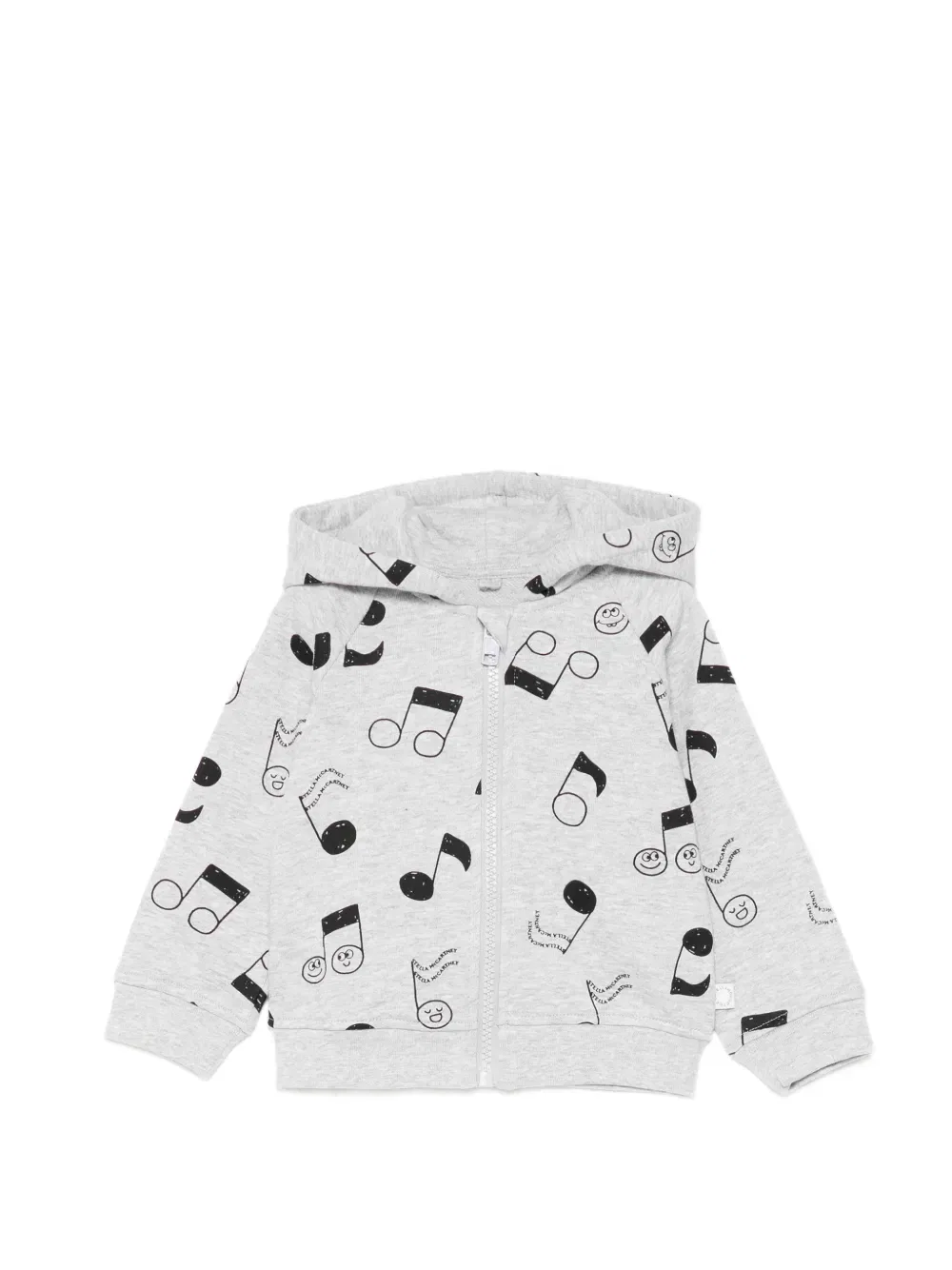 Худи с принтом Garphic Stella Mccartney Kids, серый