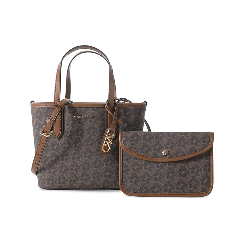 

MICHAEL KORS Сумка тоут из искусственной кожи Элиза Сериес для женщин тёмно-коричневая