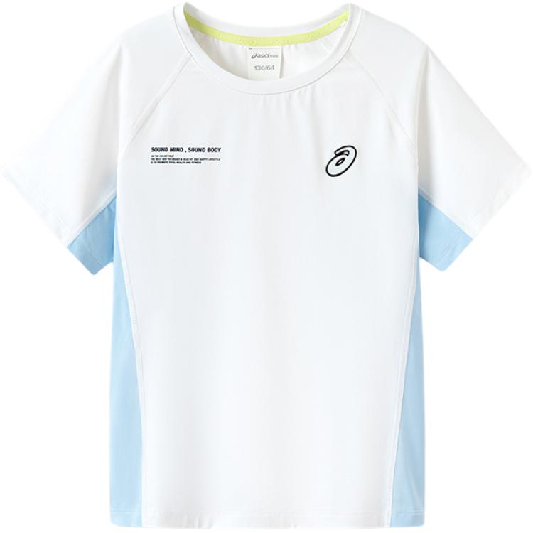 

ASICS Спортивная футболка 0001 Raw White для детей 3-7 лет