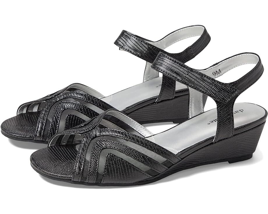 Туфли David Tate Admire, цвет Black Lizard Print