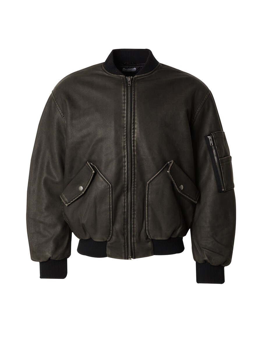 

Кожаная куртка Miss Selfridge Between-Season Jacket, черный