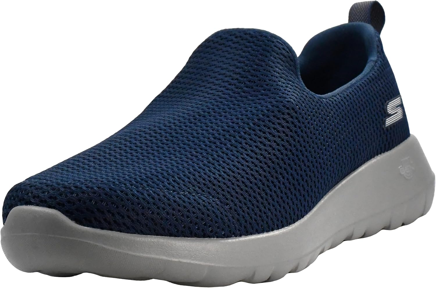 

Мужские кроссовки Skechers Go Walk Max с сетчатой вставкой и легкой подошвой без шнурков, синий/серый/темно-синий