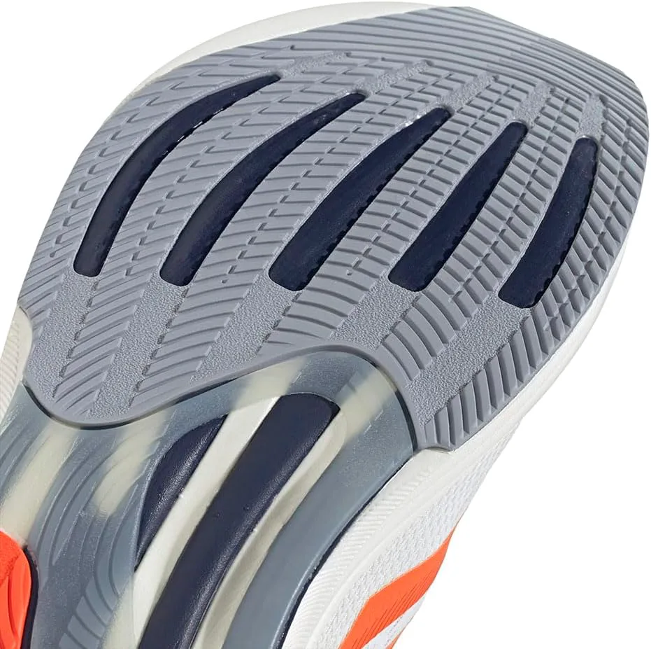 Мужские беговые кроссовки Adidas Supernova Rise 2, белый/оранжевый/темно-синий — фото 2