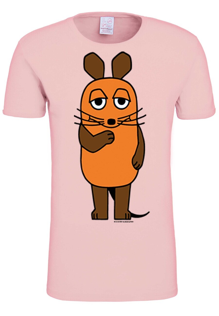 

Футболка Logoshirt DIE SENDUNG MIT DER MAUS, розовый