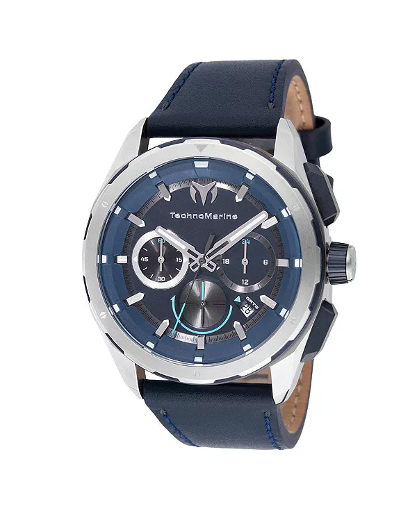 

Мужские кварцевые часы tm-318089 Ocean с темно-синим циферблатом Technomarine, blue
