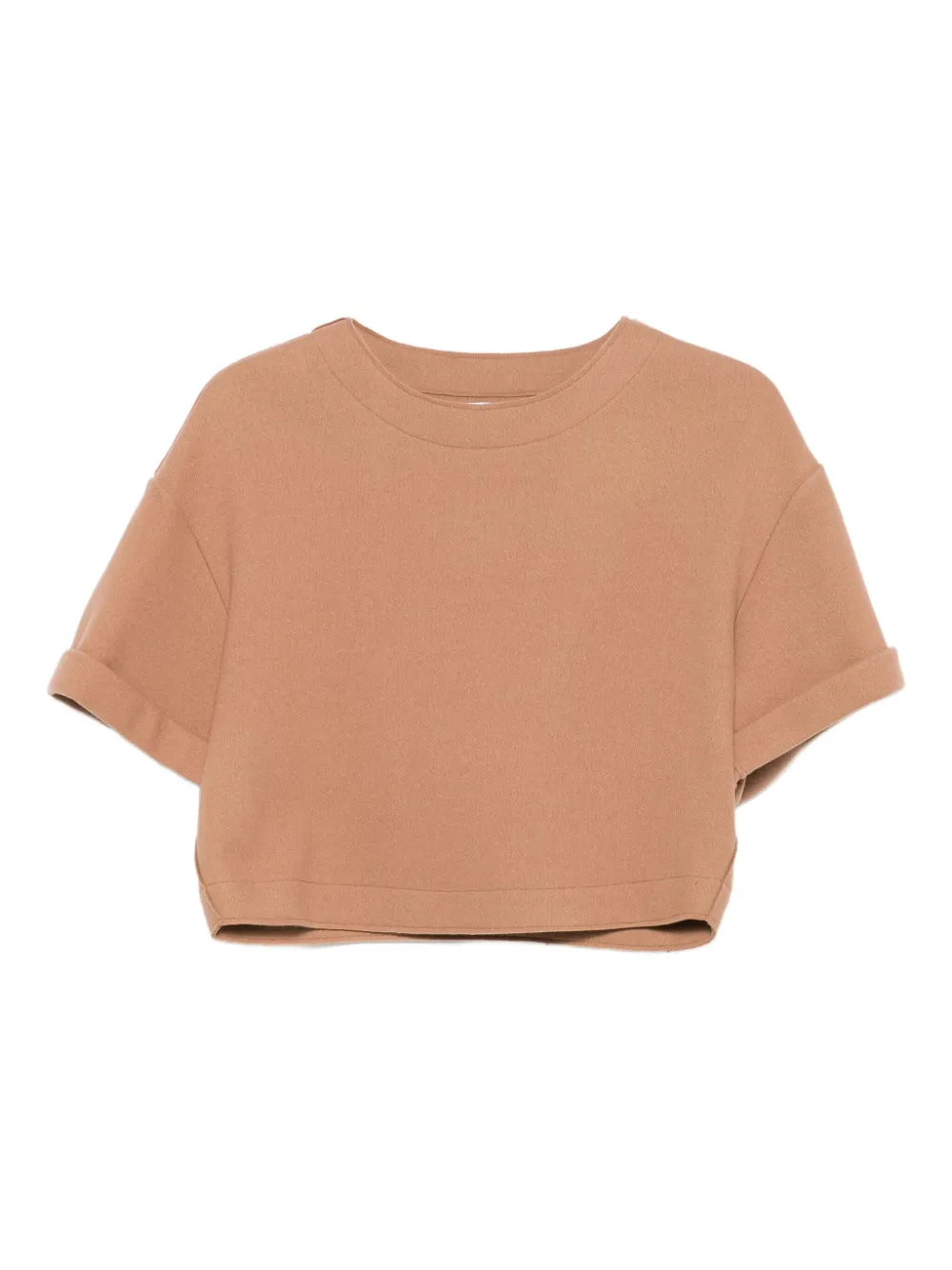 

Укороченная футболка Niu, коричневый