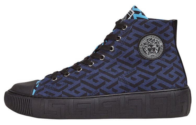 

Кеды мужские Versace высокие, темно-синий