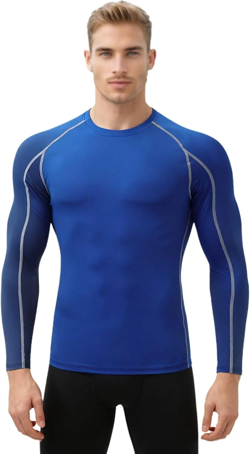 

Футболка Hansber мужская Moisture Control Compression Top UPF 50+