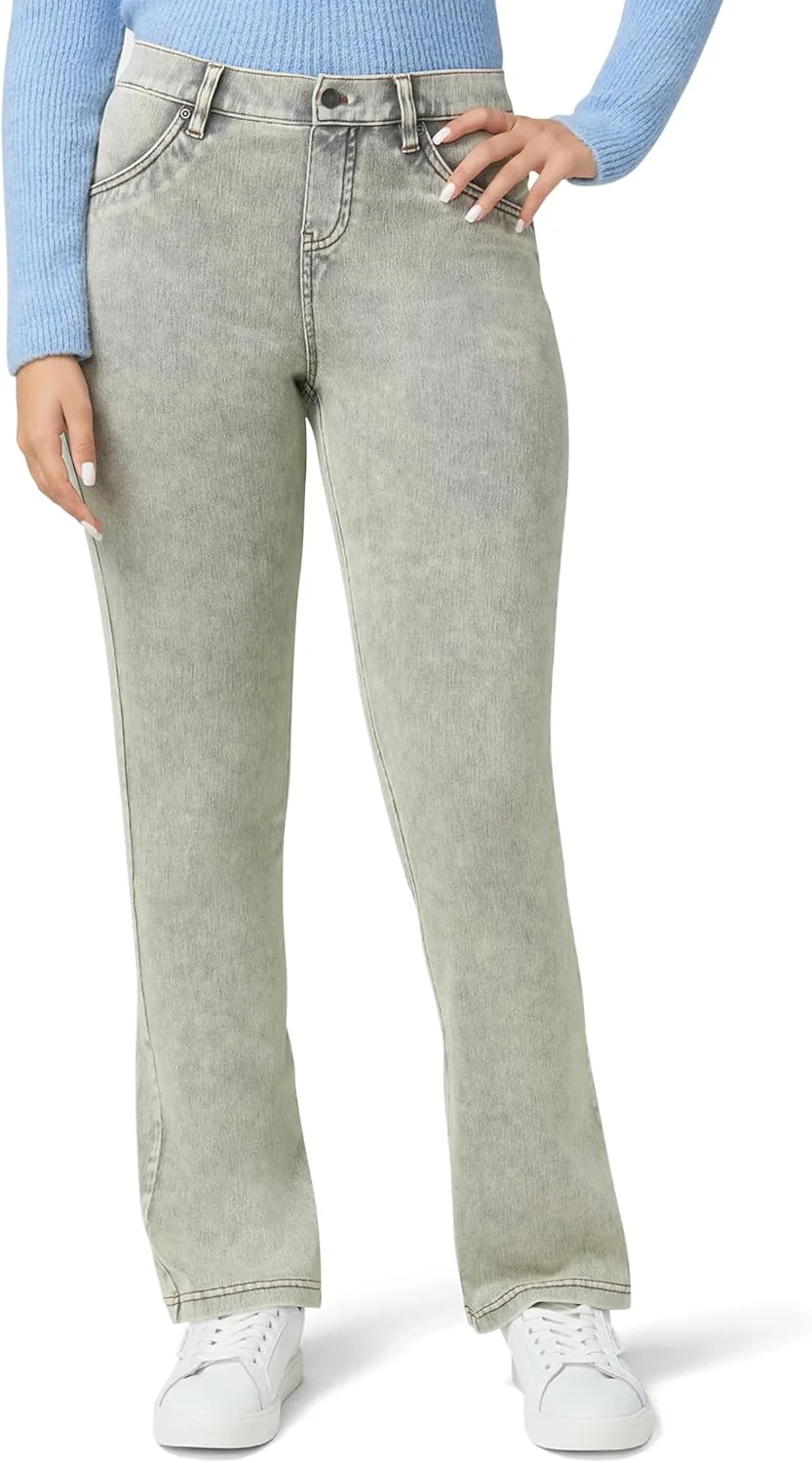 

HUE Женские ультрамягкие леггинсы Baby Bootcut с высокой талией