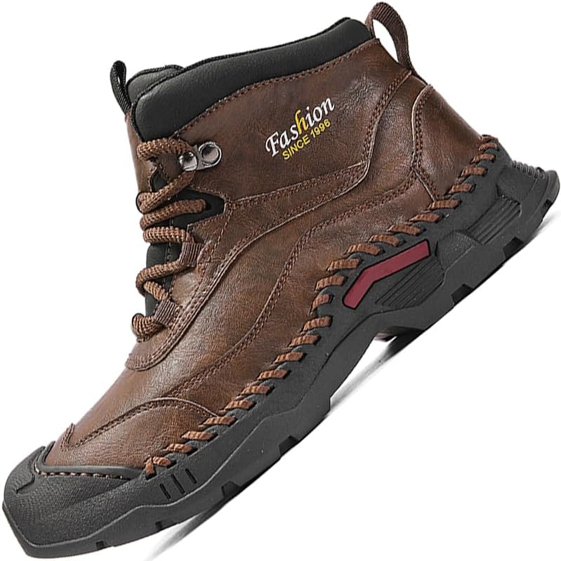 

LZDZN Повседневные мужские ботинки для мужчин Челси Обувь Кожаные высокие кеды Мужские черные/коричневые/белые Размер мужской модной обуви