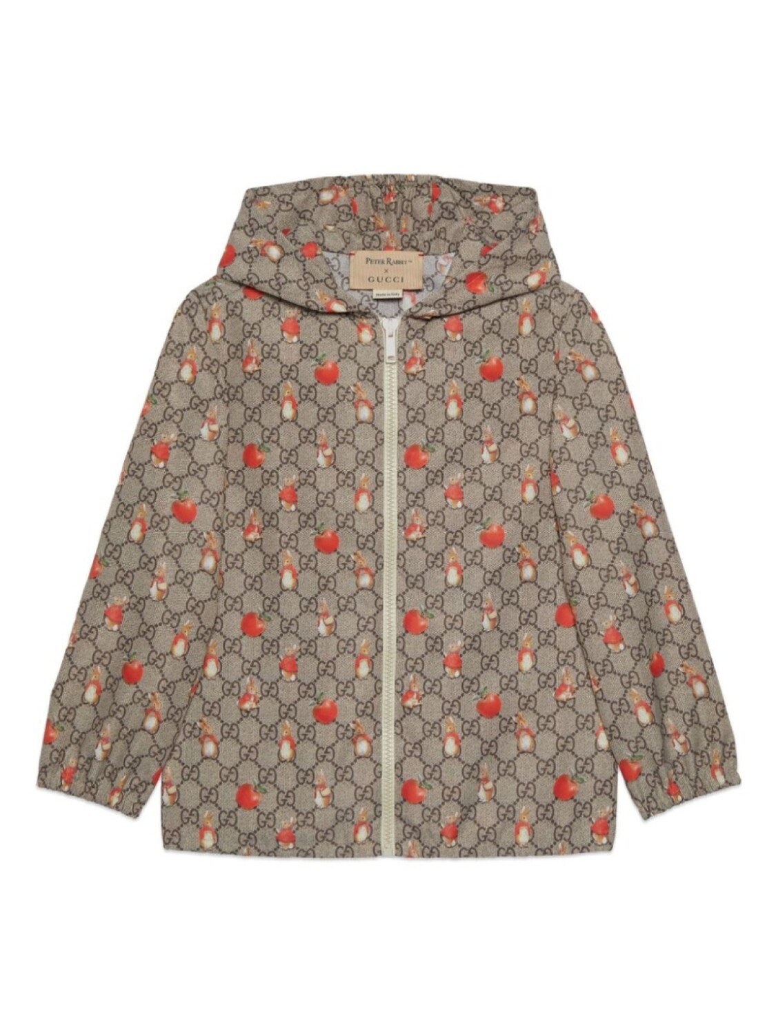

Gucci Kids куртка Peter Rabbit™ x Gucci с капюшоном, коричневый