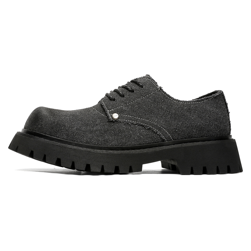 

Dounkol Мужские стильные повседневные туфли Cool Casual Shoes - черные, увеличивающие рост, цвет Black Height Increasing