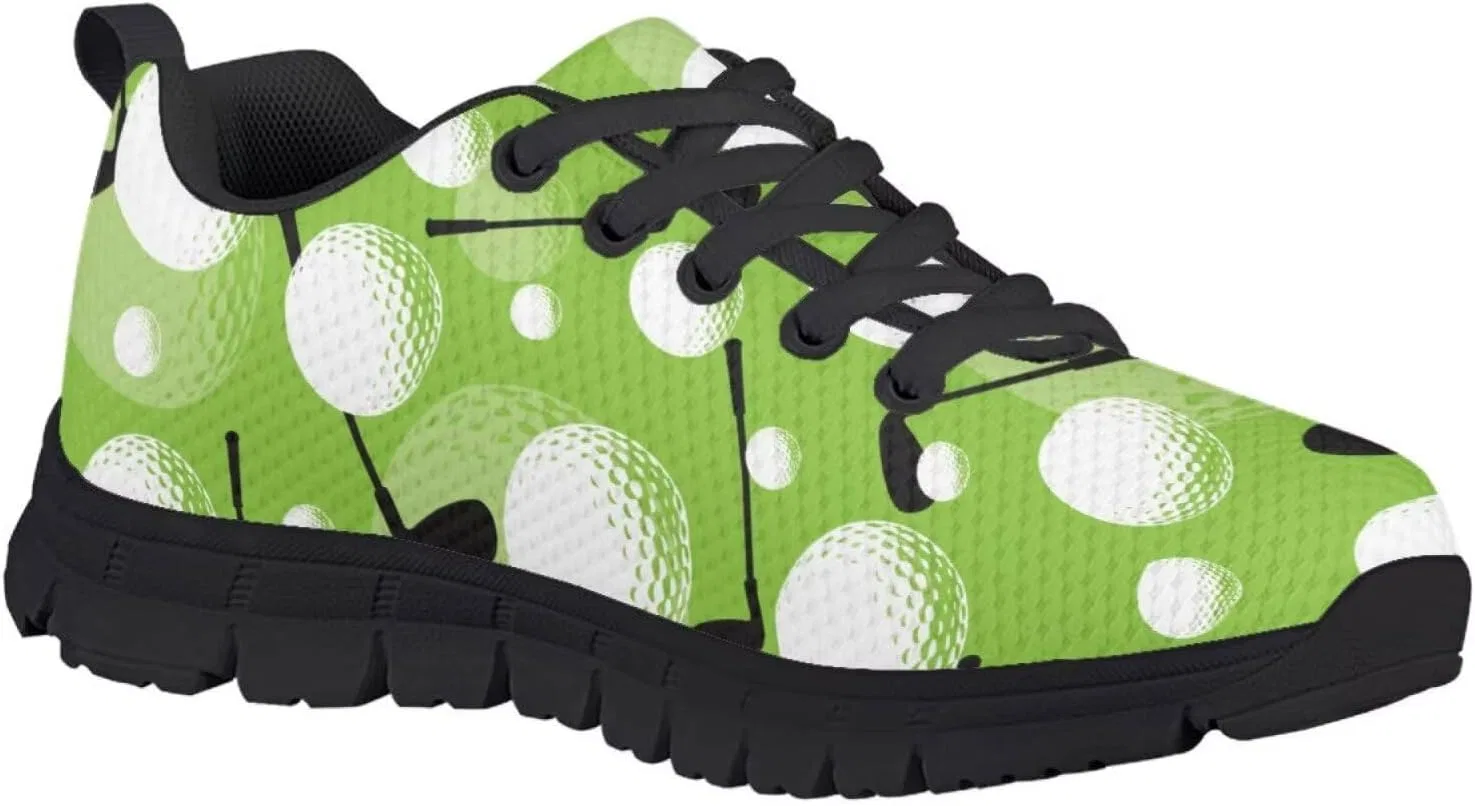 Детские кроссовки для тенниса и бега Pointodoor, Ball-green Printed
