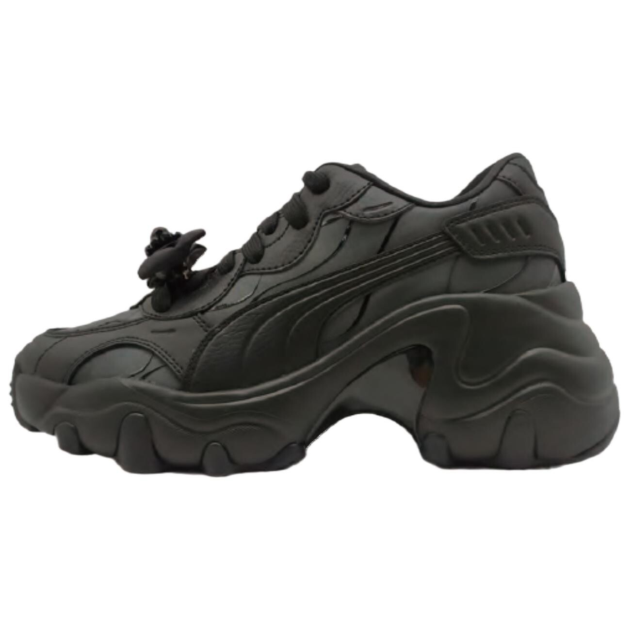 

Кроссовки Pulsar Wedge Chunky женские низкие, черный - серебряный Puma
