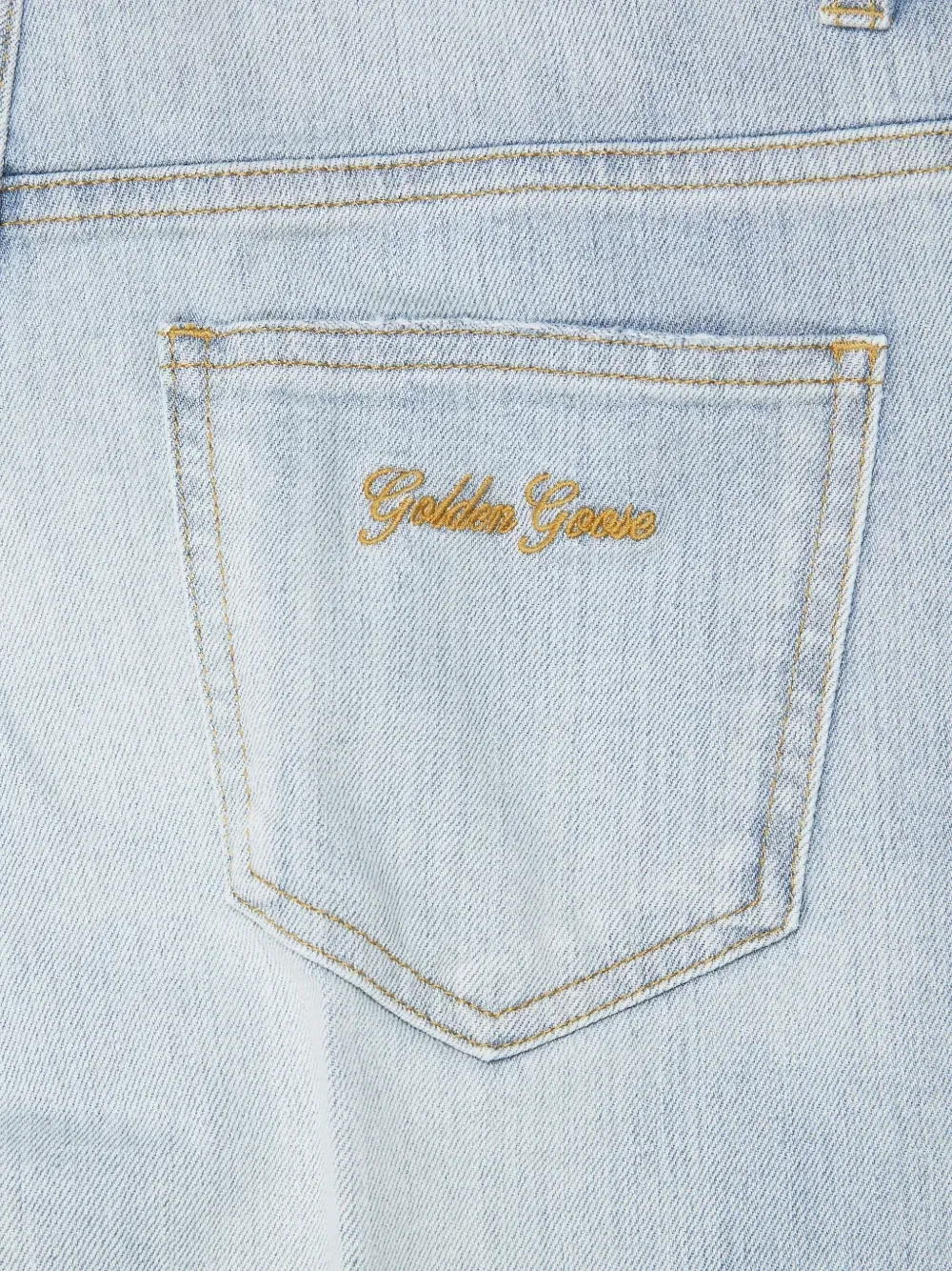 Джинсы bootcut Golden Goose Kids, синий — фото 3