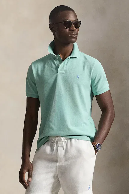 Поло из хлопка классическое Polo Ralph Lauren, синий