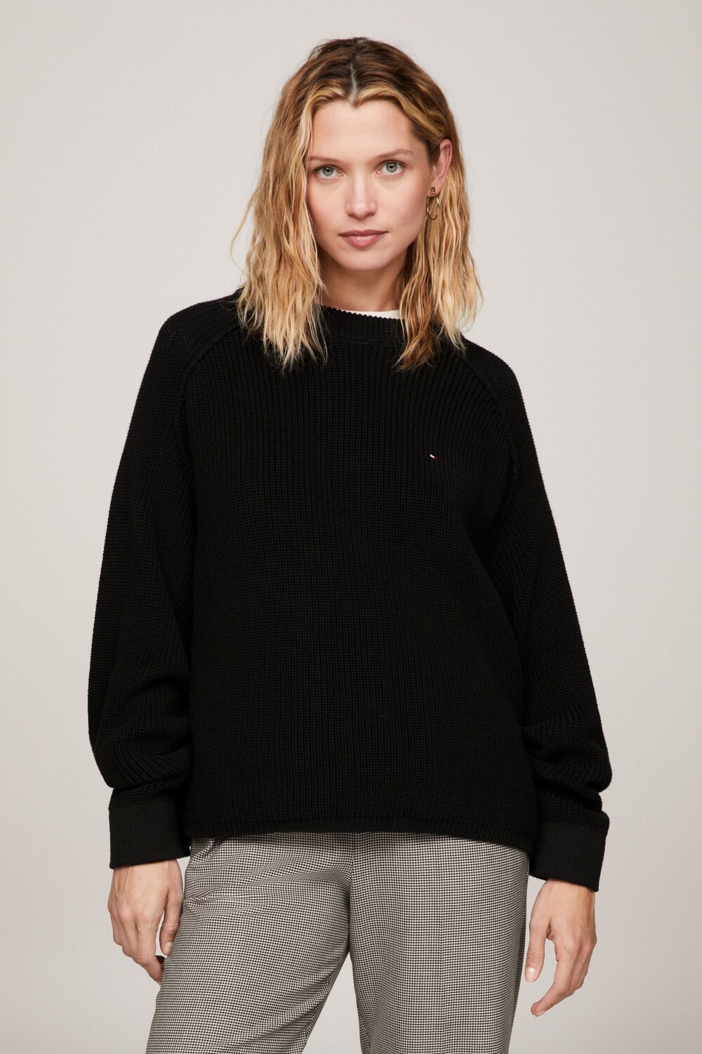 

Вязаный свитер Tommy Hilfiger, черный