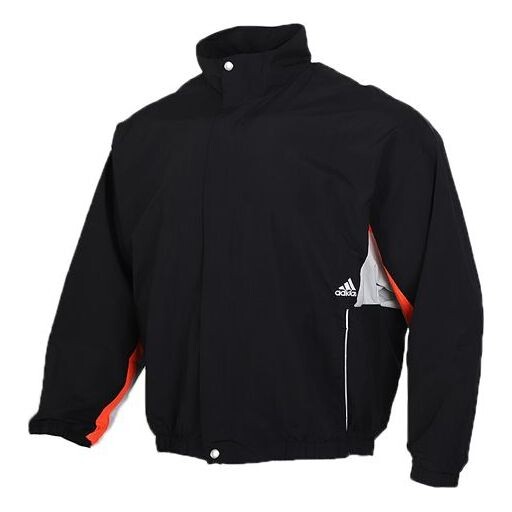 

Куртка adidas Zipper Stand Collar Woven Jacket Black, черный
