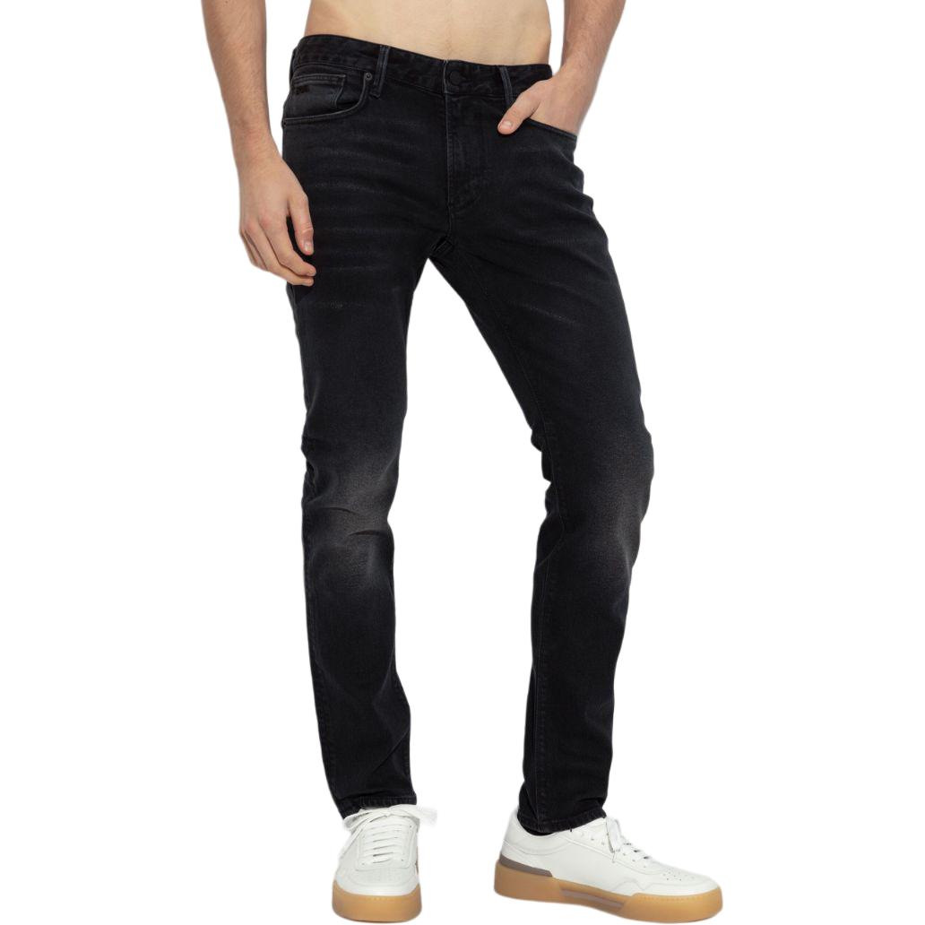 Джинсы J 06 Slim от Emporio Armani, черные — фото 3