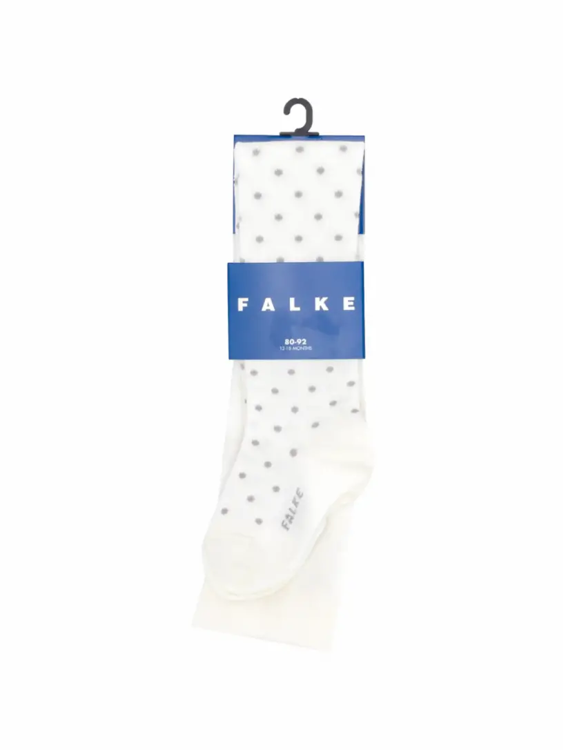 

Колготки с принтом полька Falke, белый