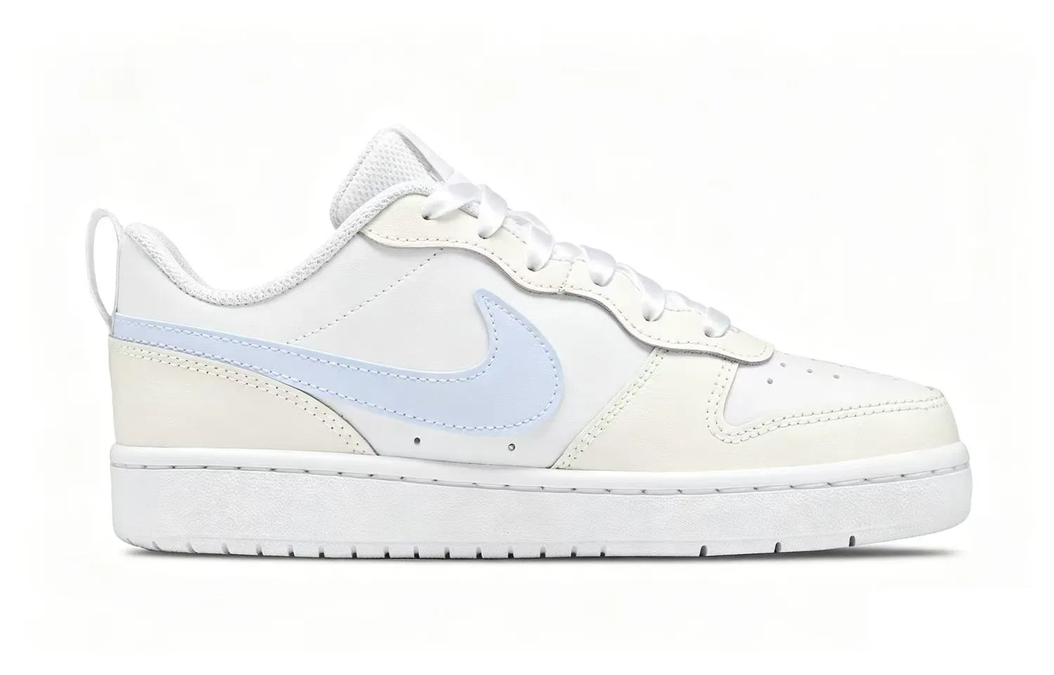 Кроссовки для скейтбординга Nike Court Borough Leather Low Top Light Yellow — фото 3