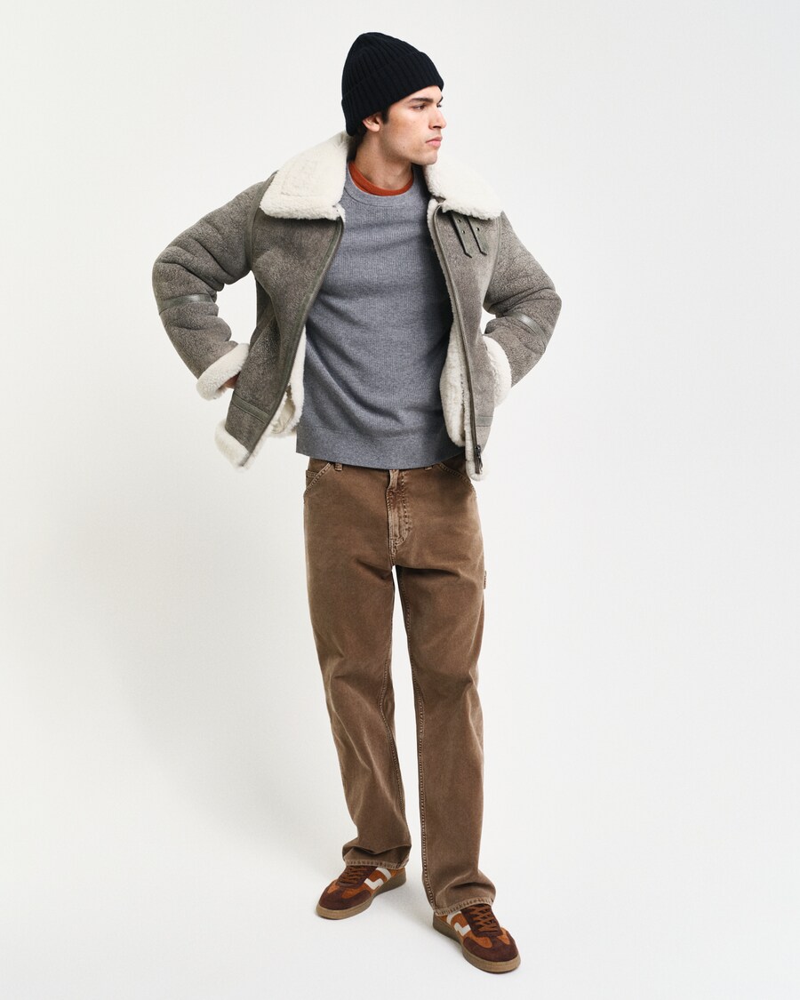 

Свитер GANT, mottled grey