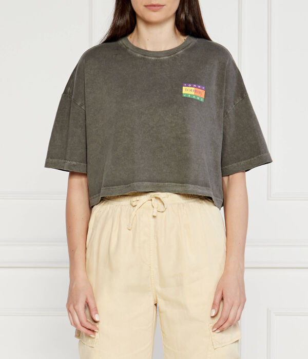 

Футболки Cropped fit Tommy Jeans, черный