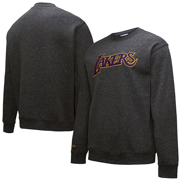 

Мужской свитшот los angeles lakers black out collection снежной стирки с винтажным логотипом Mitchell & Ness