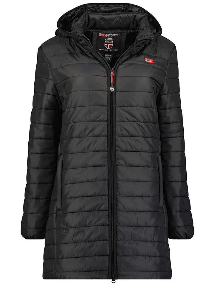 

Стеганое пальто Geographical Norway, черный