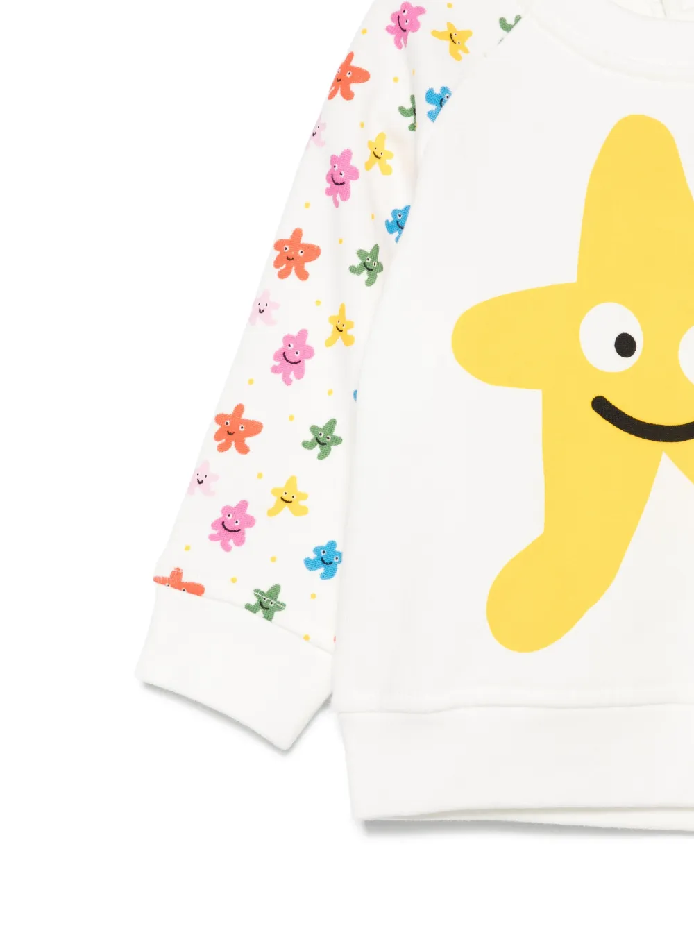 Толстовка с графичным принтом Stella McCartney Kids, белый — фото 3