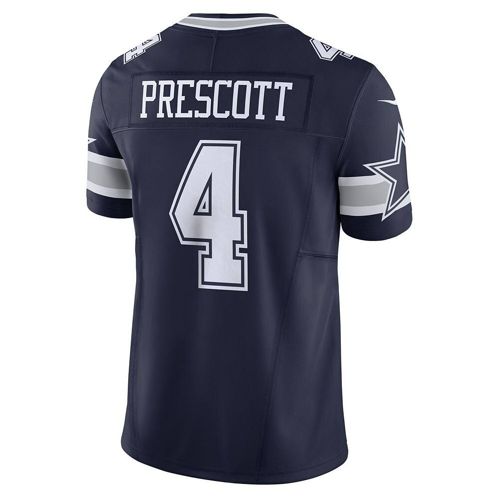 Мужские кроссовки Nike Dak Prescott Navy Dallas Cowboys Vapor F. Ограниченный Джерси, цвет Cow Navy — фото 3