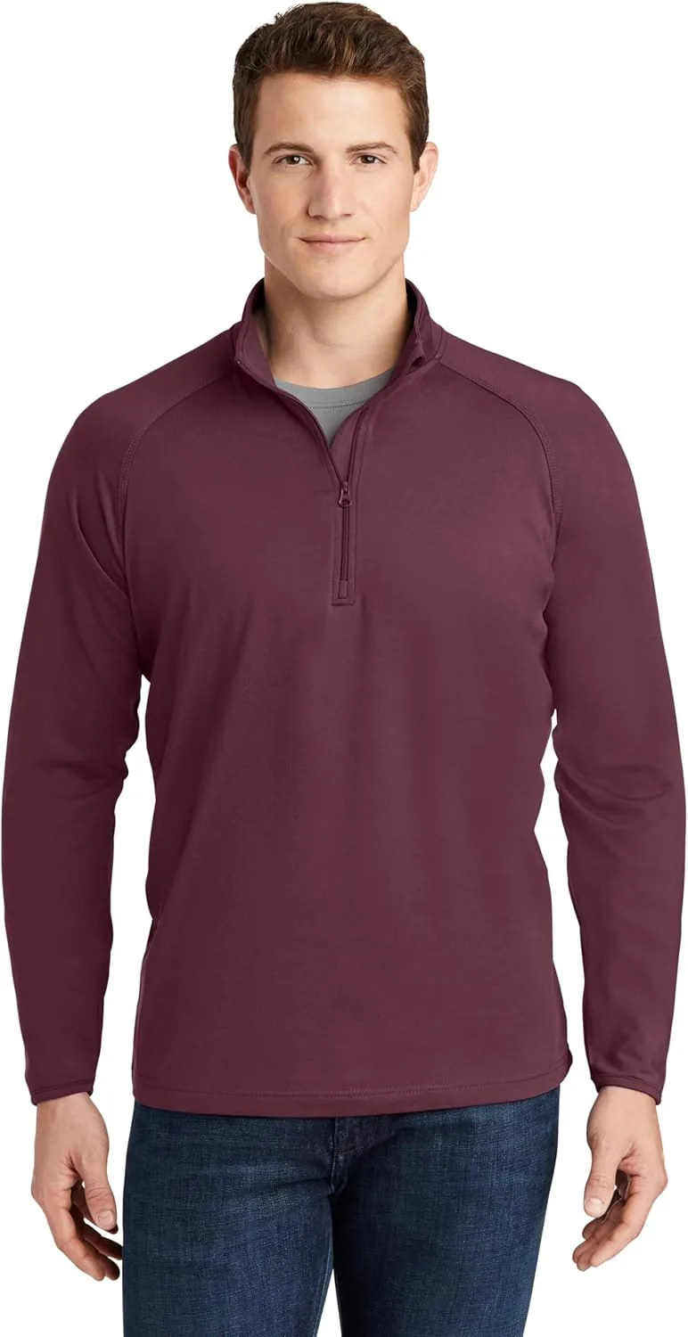 

SPORT-TEK мужская спортивная футболка 1/2 Zip Pullover