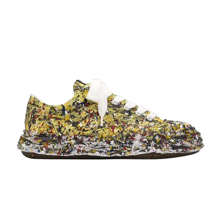 

Кроссовки Maison Mihara Yasuhiro Peterson 23 OG Sole Sputtering Paint Canvas Low, Yellow