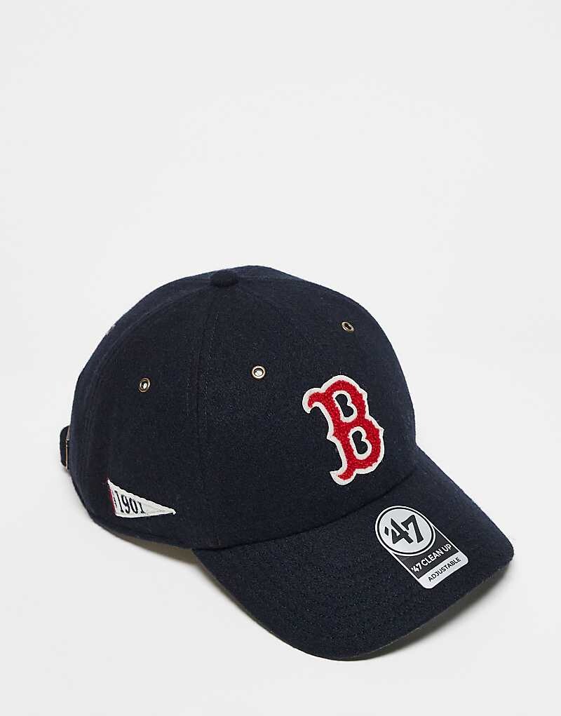 

47 Brand – Boston Red Sox – Темно-синяя вельветовая бейсболка