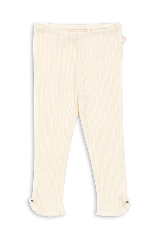 

Детские хлопковые леггинсы PAPIN PANTS GOTS Konges Sløjd, бежевый