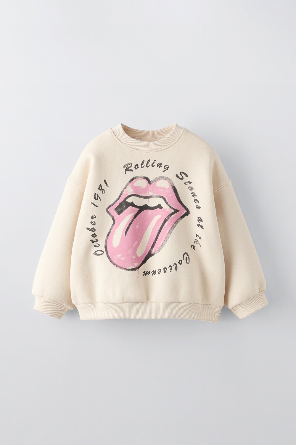 

Rolling stones толстовка ZARA, экрю