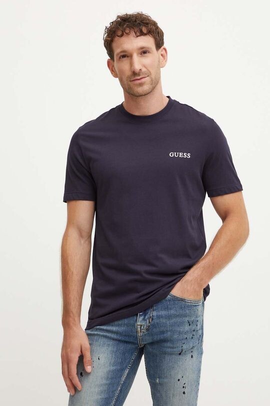 

Хлопковые футболки, 3 пары Guess, темно-синий