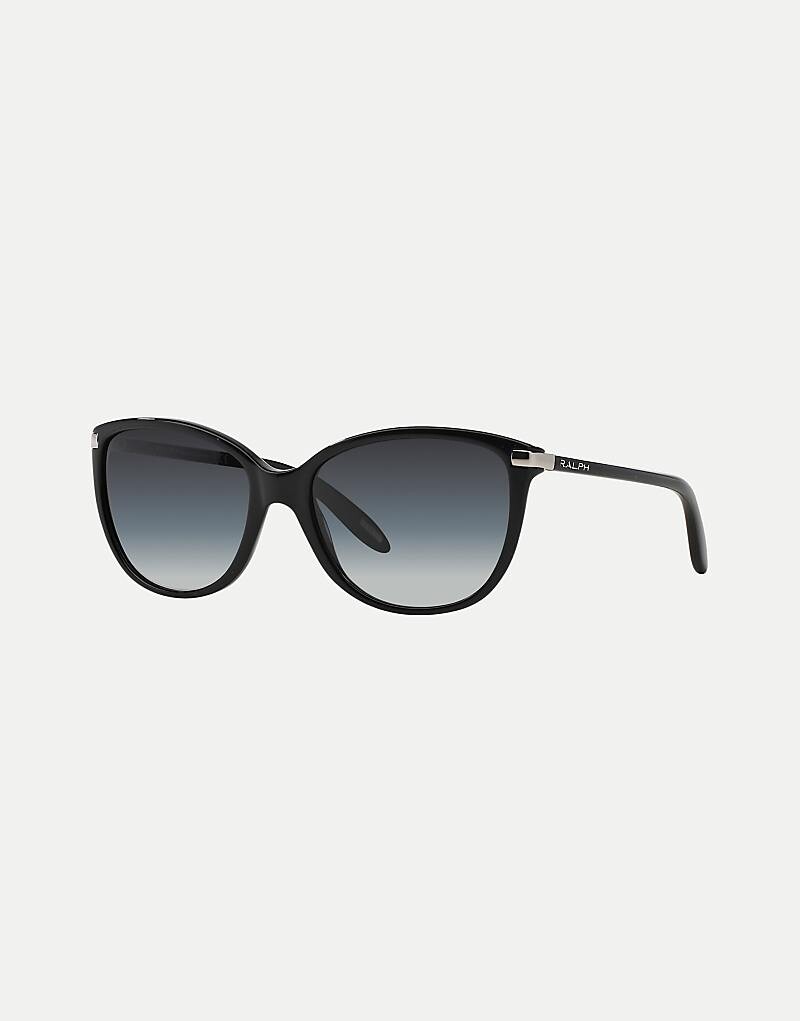 

Черные солнцезащитные очки «кошачий глаз» Ralph Ra5160 с серыми линзами