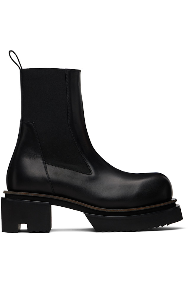 

Temple beatle bogun chelsea boots Rick Owens, черный