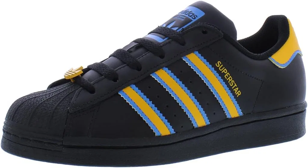 Кроссовки мужские Adidas, Core Black/Collegiate Gold/Pulse Blue-black