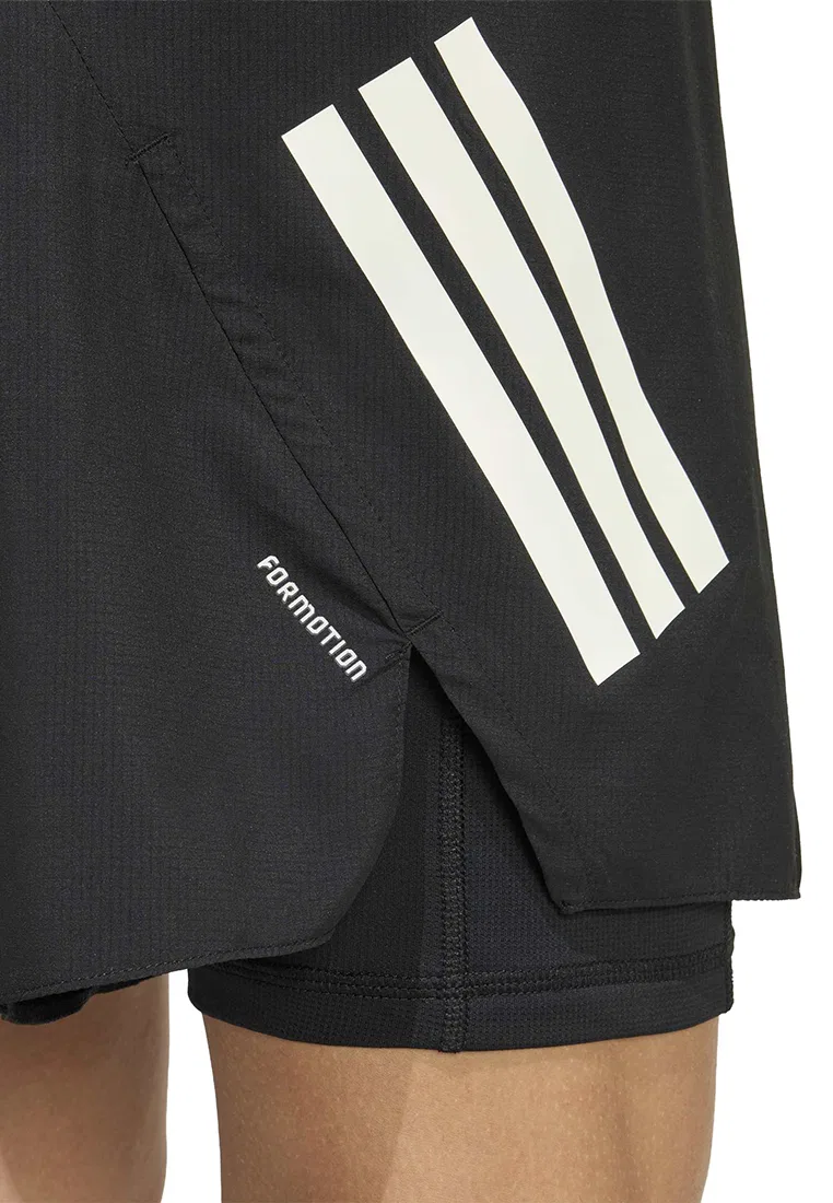 Шорты спортивные 2-в-1, Adidas, Adi365 FORMOTION, черный — фото 3