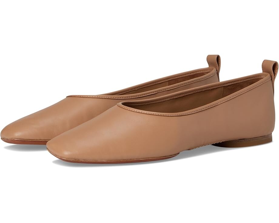 Туфли на плоской подошве Vince Vivian Slip-Ons, цвет Chai Tan Leather