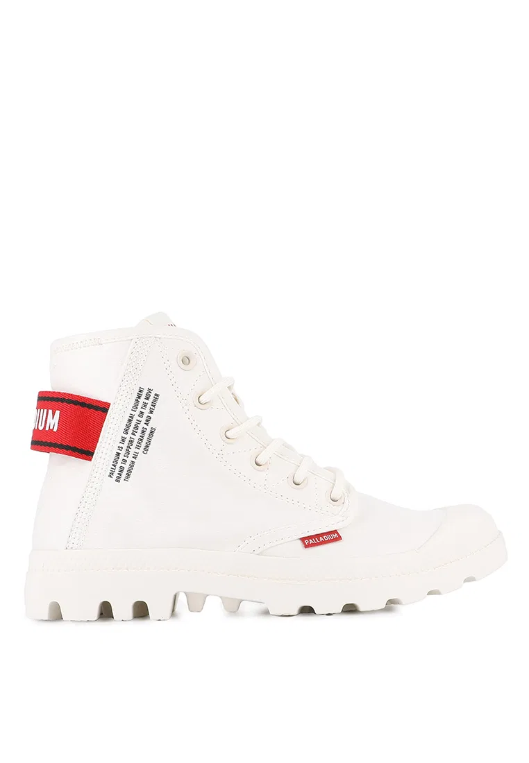 Ботинки женские, высокие, парусиновые, модель PAMPA HI DARE II, UNISEX, черные Palladium