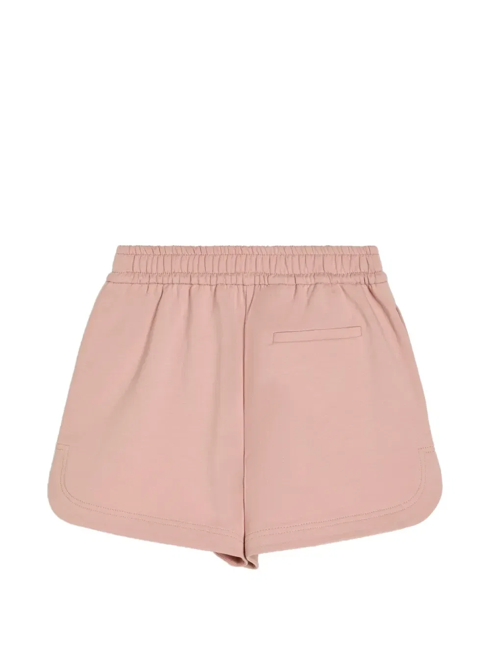 Легкие шорты из хлопкового футера Brunello Cucinelli Kids, розовый — фото 2