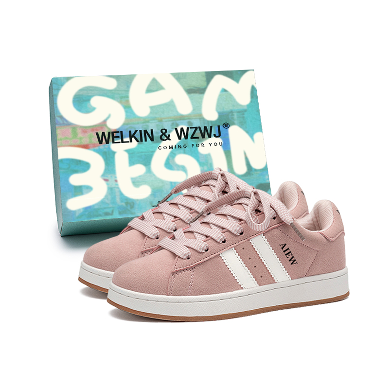 

WELKIN&WZWJ Унисекс скейтбордские кроссовки лоу-топ яблочно-зеленый/нежно-розовый/темно-синий/аквамариновый коричневый/черный белый/звездно-синий - нежно-розовый, цвет Pastel Pink