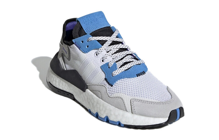 Кроссовки Nite Jogger Kids Lifestyle GS Low-top Белый/серый/синий/черный Adidas Originals — фото 3