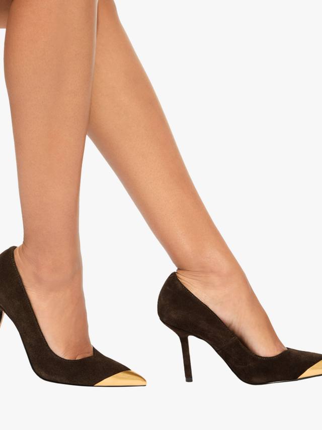 Кожаные туфли Regent Cap Point Toe для официальных мероприятий Kurt Geiger London, Dark Brown — фото 2