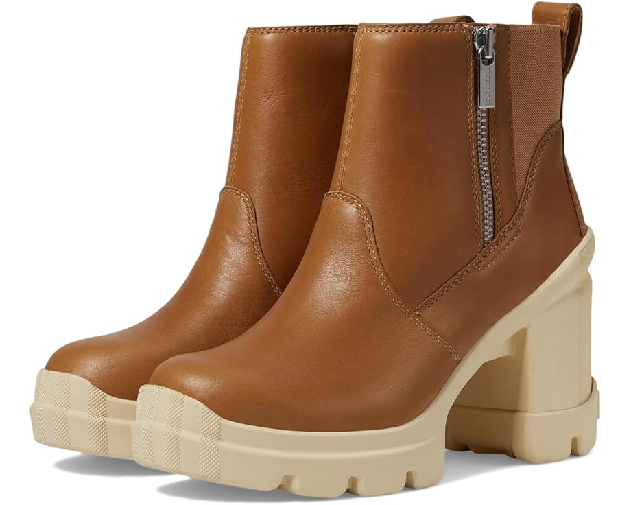 

Ботинки SOREL Caribou X Heel Chelsea, цвет Tawny Buff/Honey White